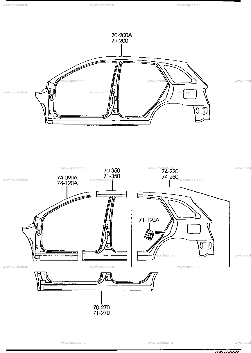 Body panel (side) (S.wagon)