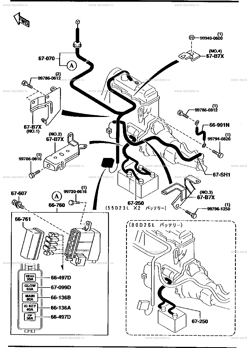 Engine & transmission wire harness (diesel)(2200CC)