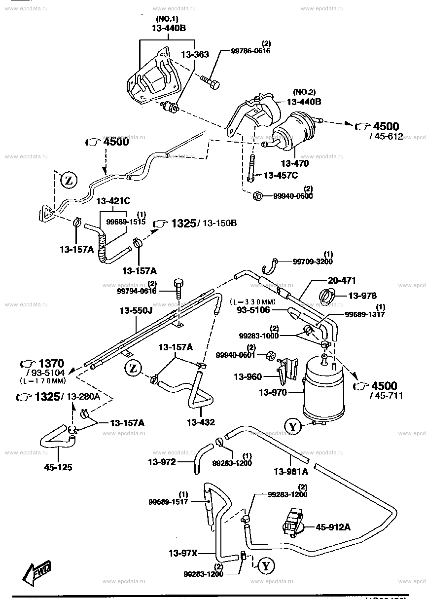 Fuel system (gasoline)(2000CC)(van)