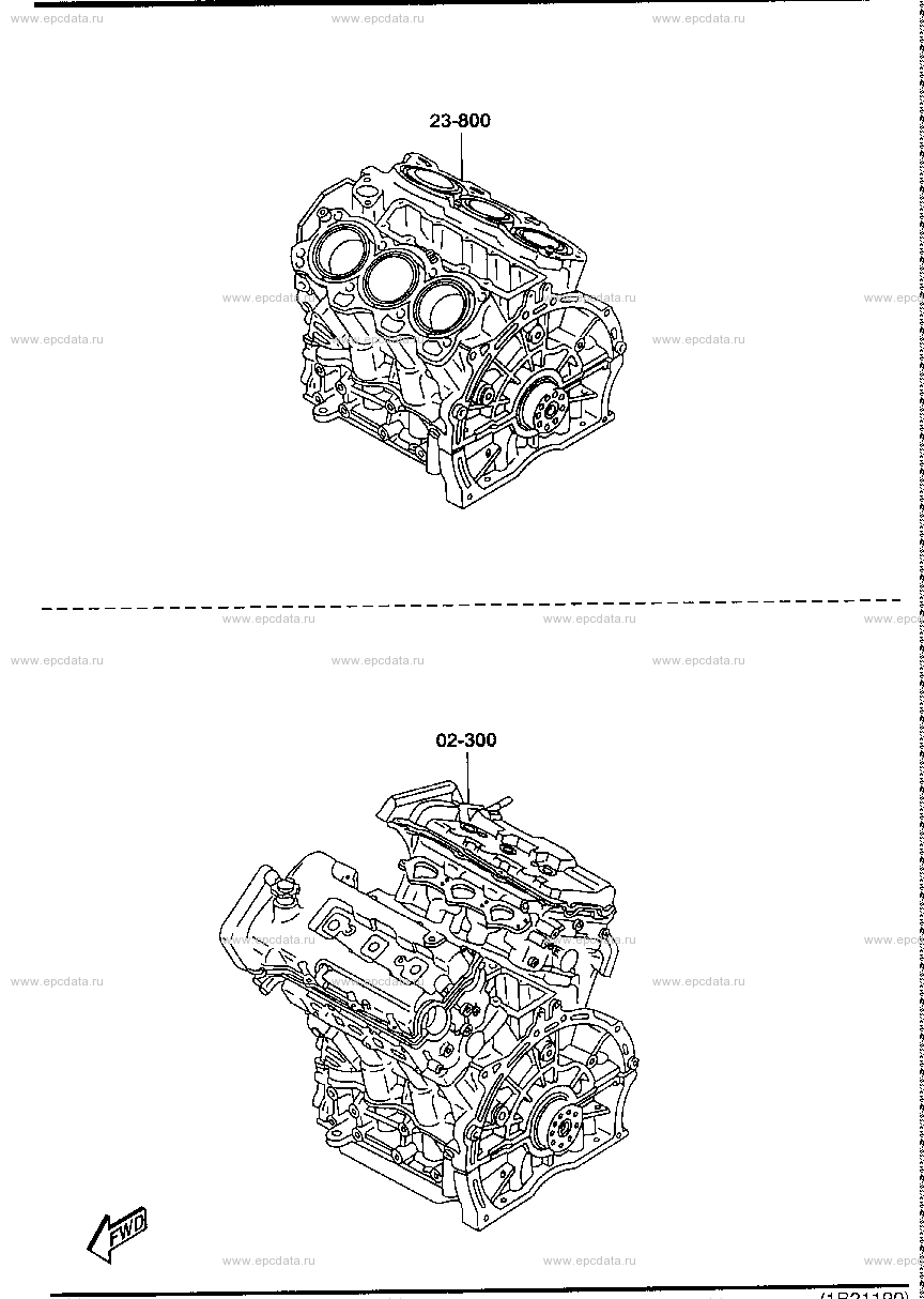 Short & partial engine (2000CC)