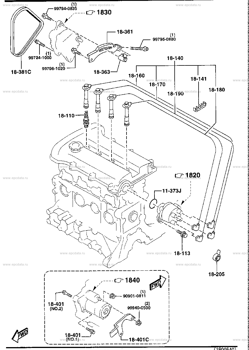 Engine electrical system (1800CC)