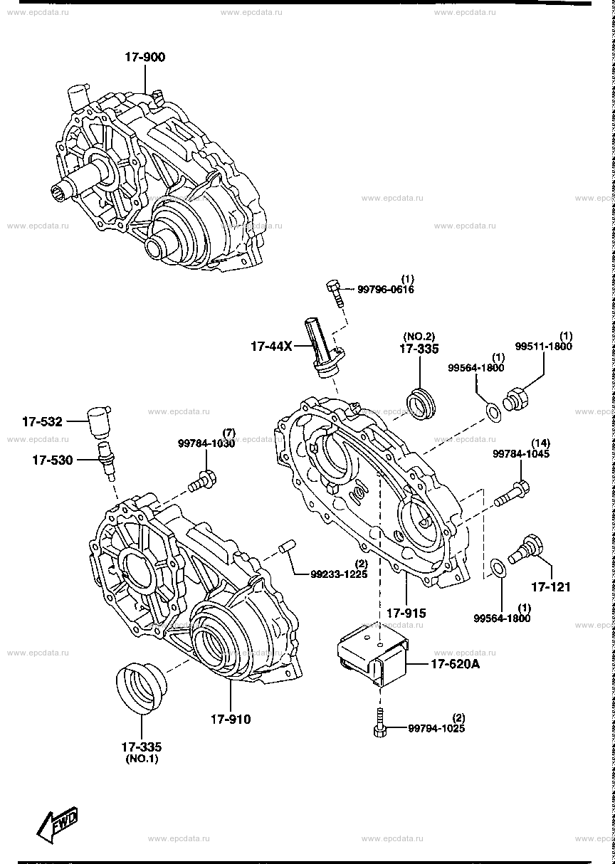 Transfer case (automatic) (4WD)