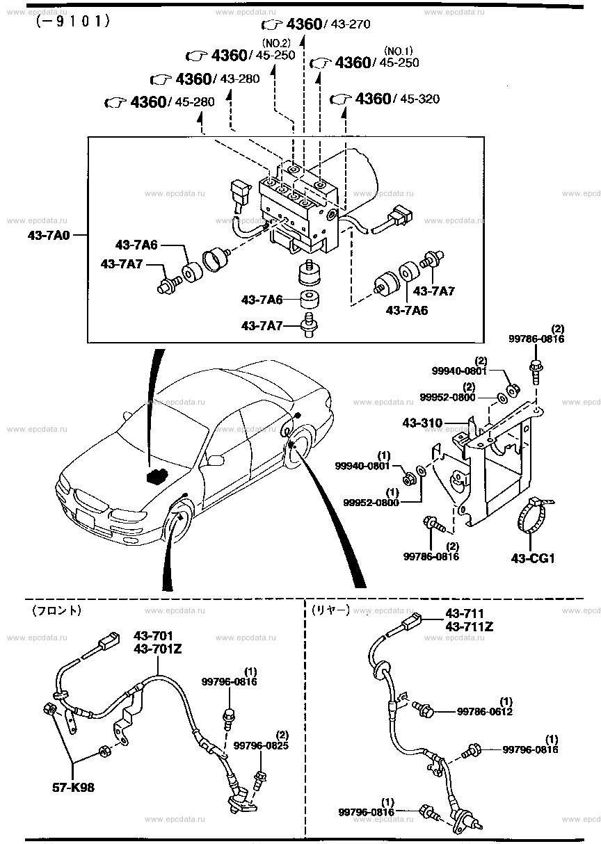 Anti-lock brake system (-9101)