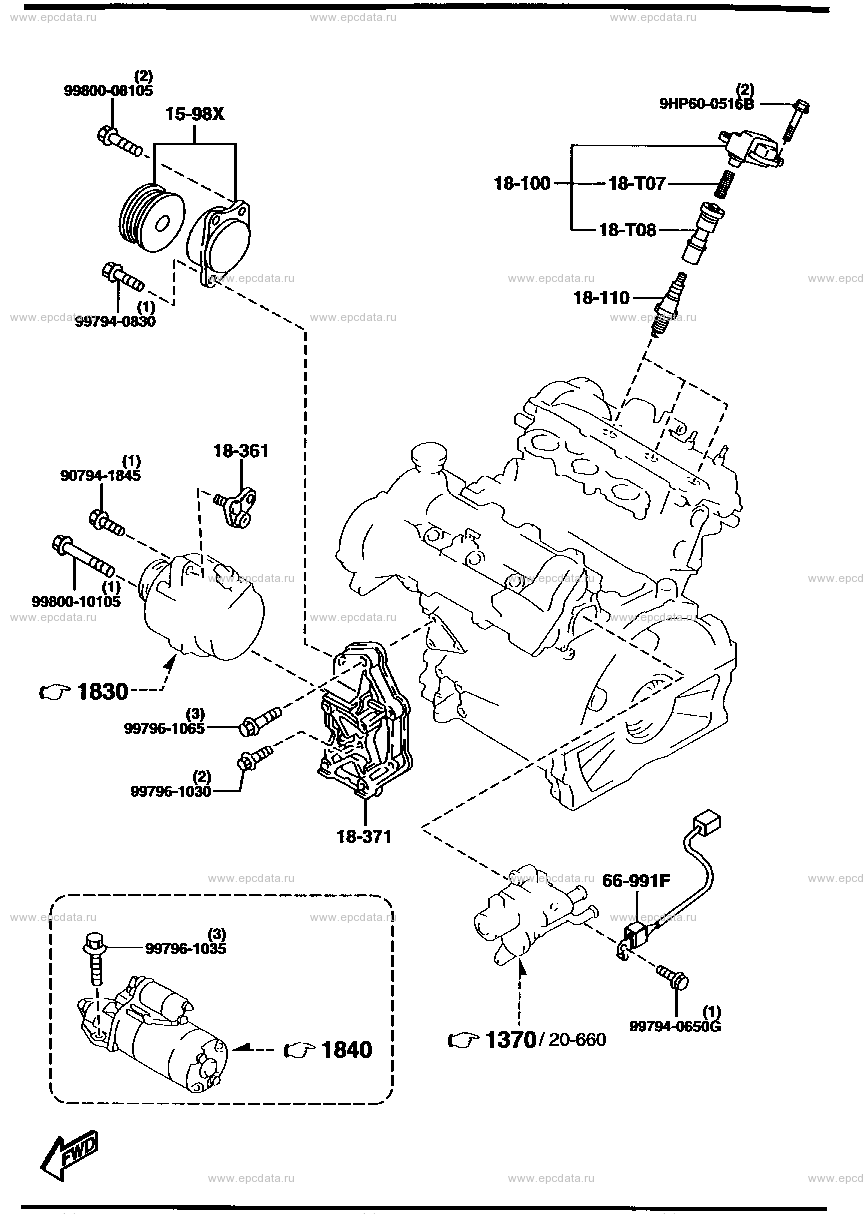 Engine electrical system (2300CC)