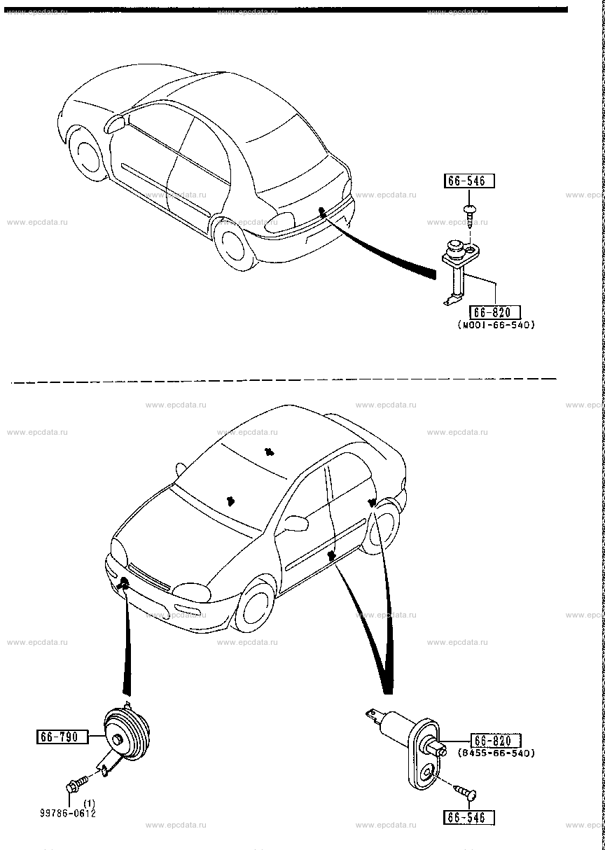 Mazda revue запчасти