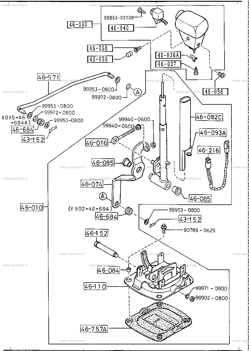 Change control system (AT) (rotary)