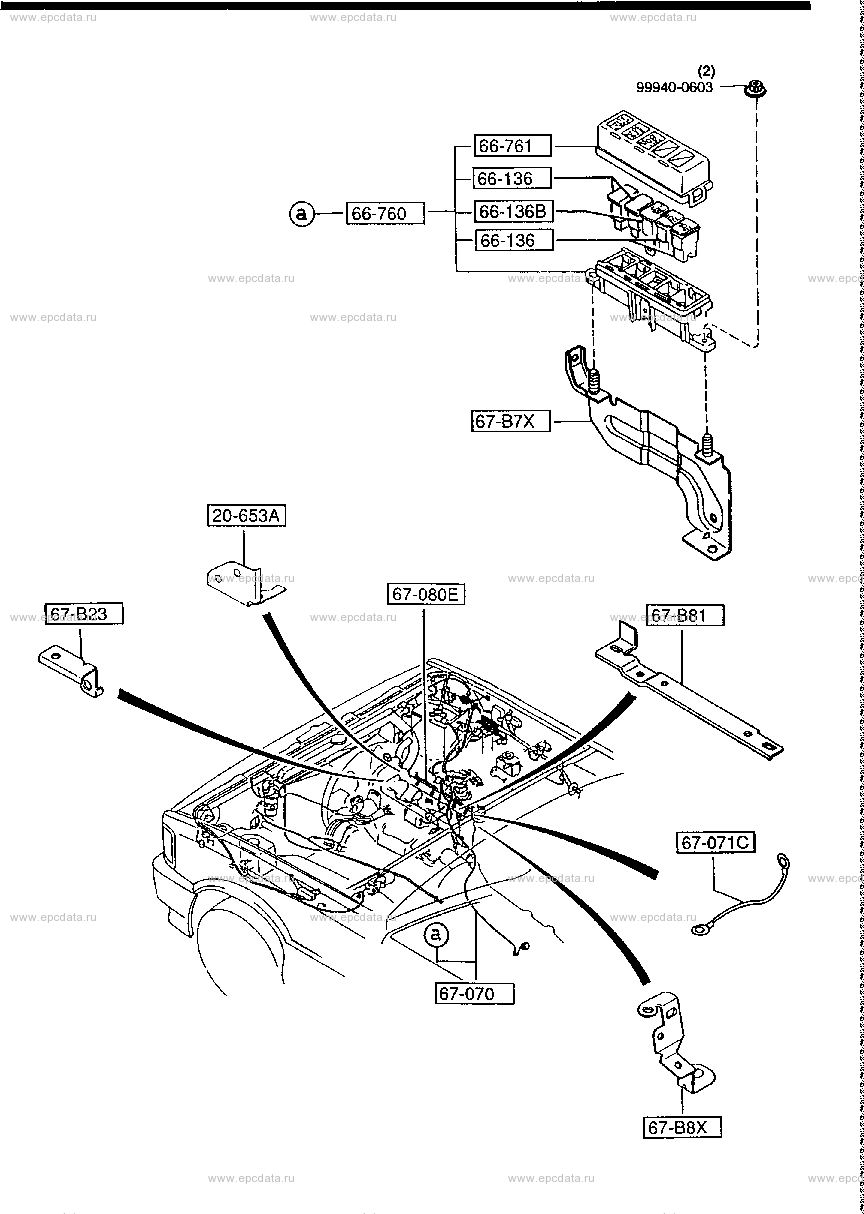 Engine & transmission wire harness