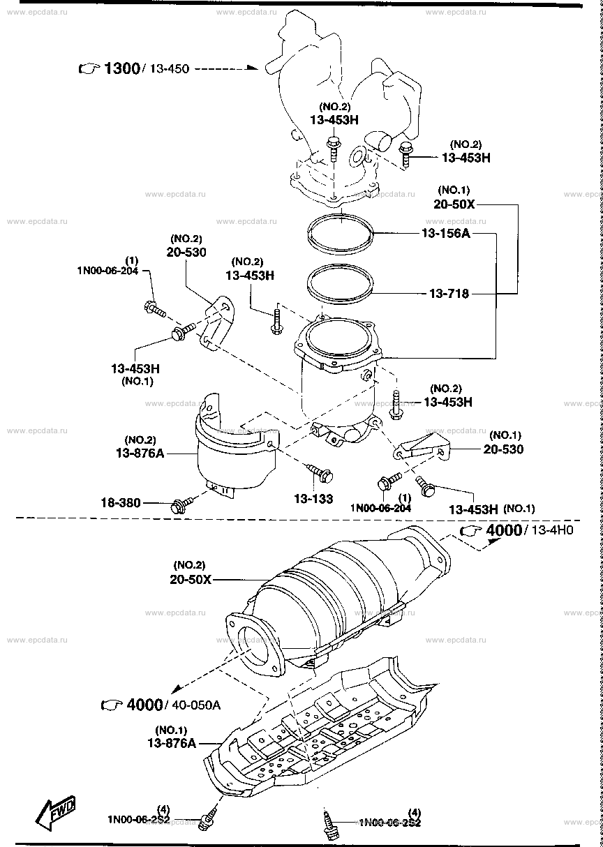 Catalyst converter (gasoline)(1500CC)