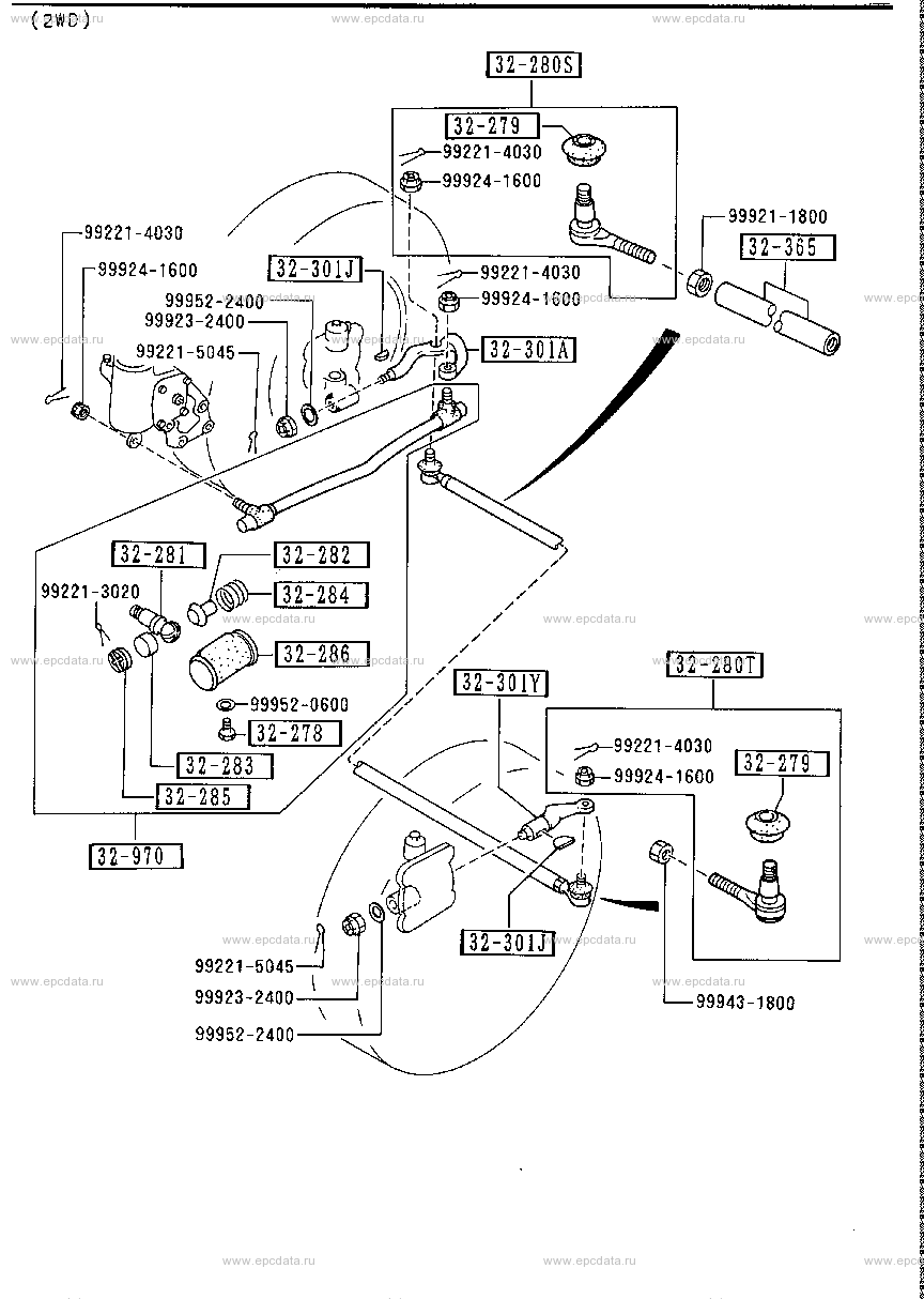 Steering linkage system
