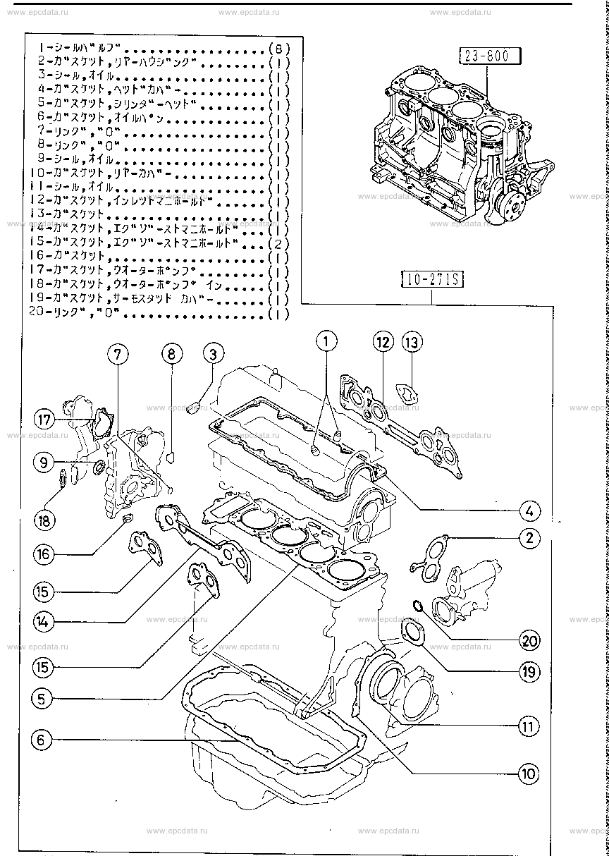 Engine & transmission set (LPG)