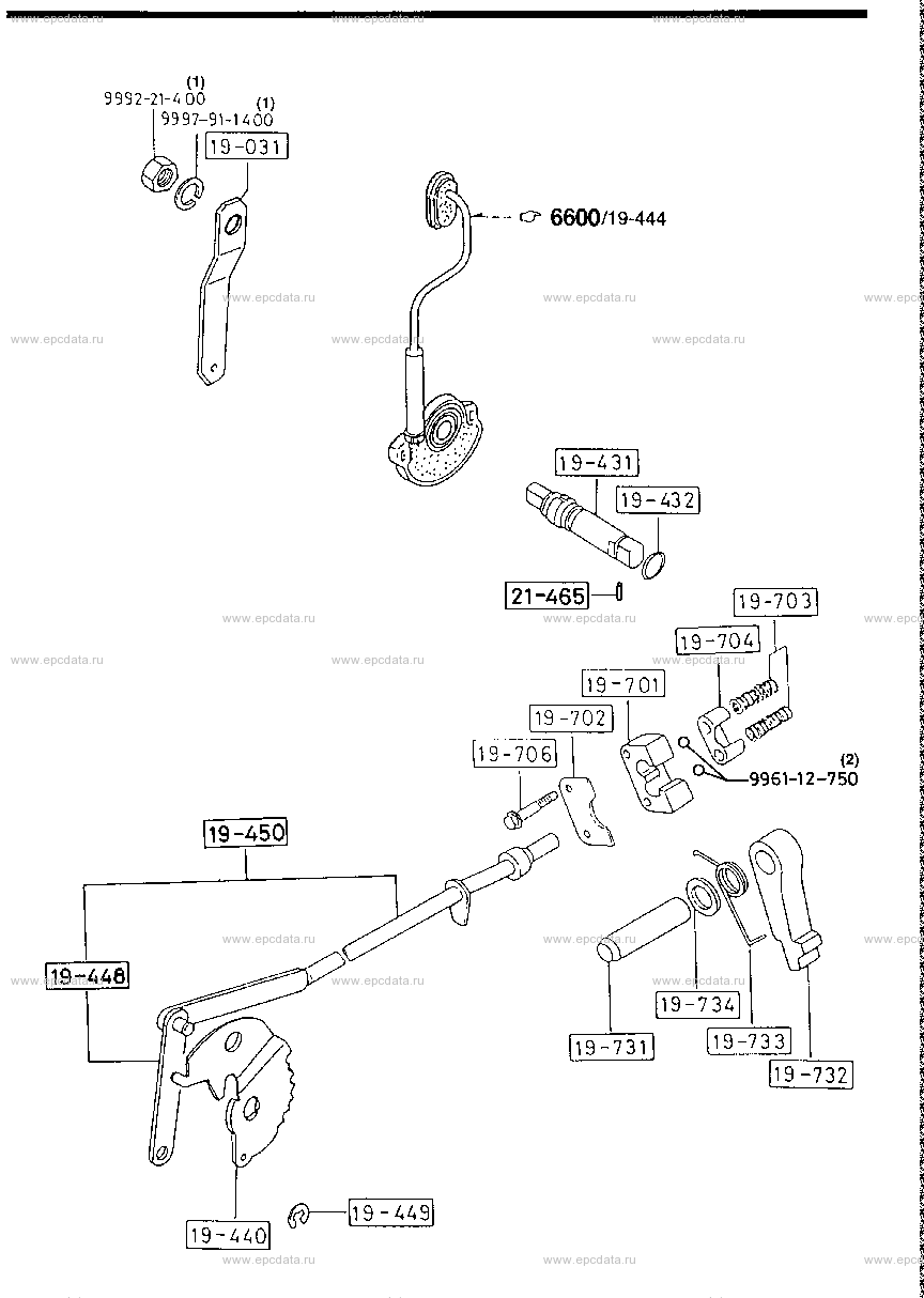 Automatic transmission manual linkage system