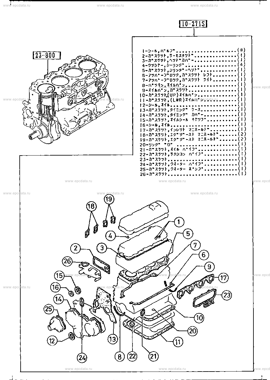 Engine & transmission set (3500CC)