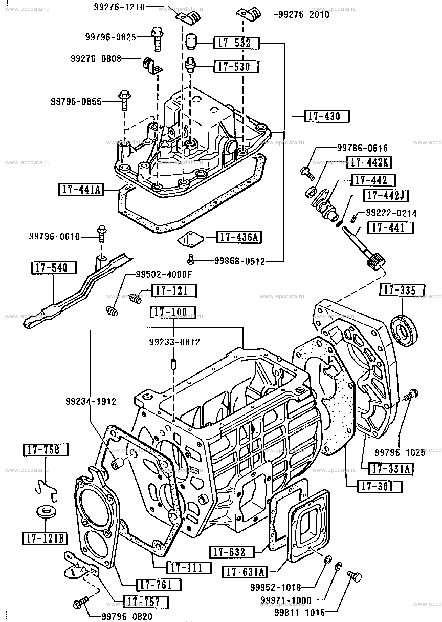 Manual transmission case (3500CC)(turbo)