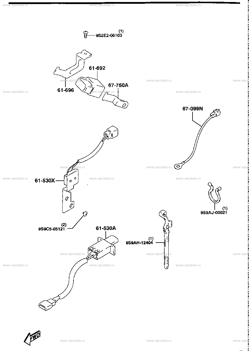 Wire harness (air conditioner) (van) (standard)