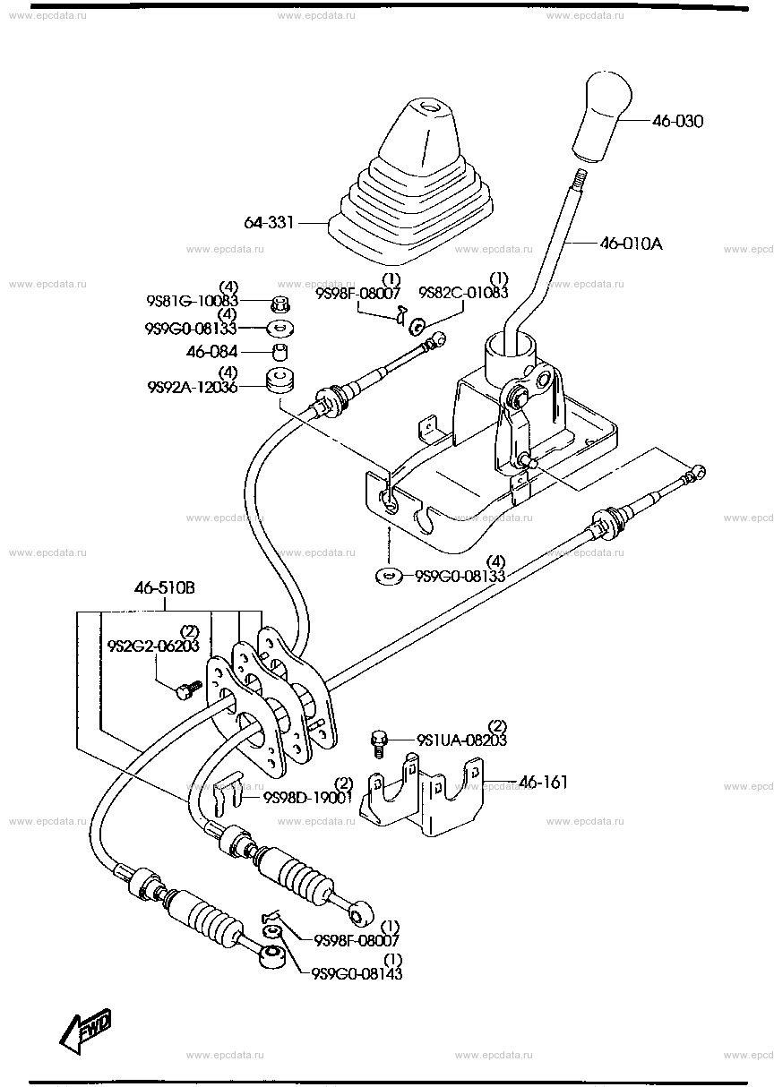 Change control system (MT)(4WD)