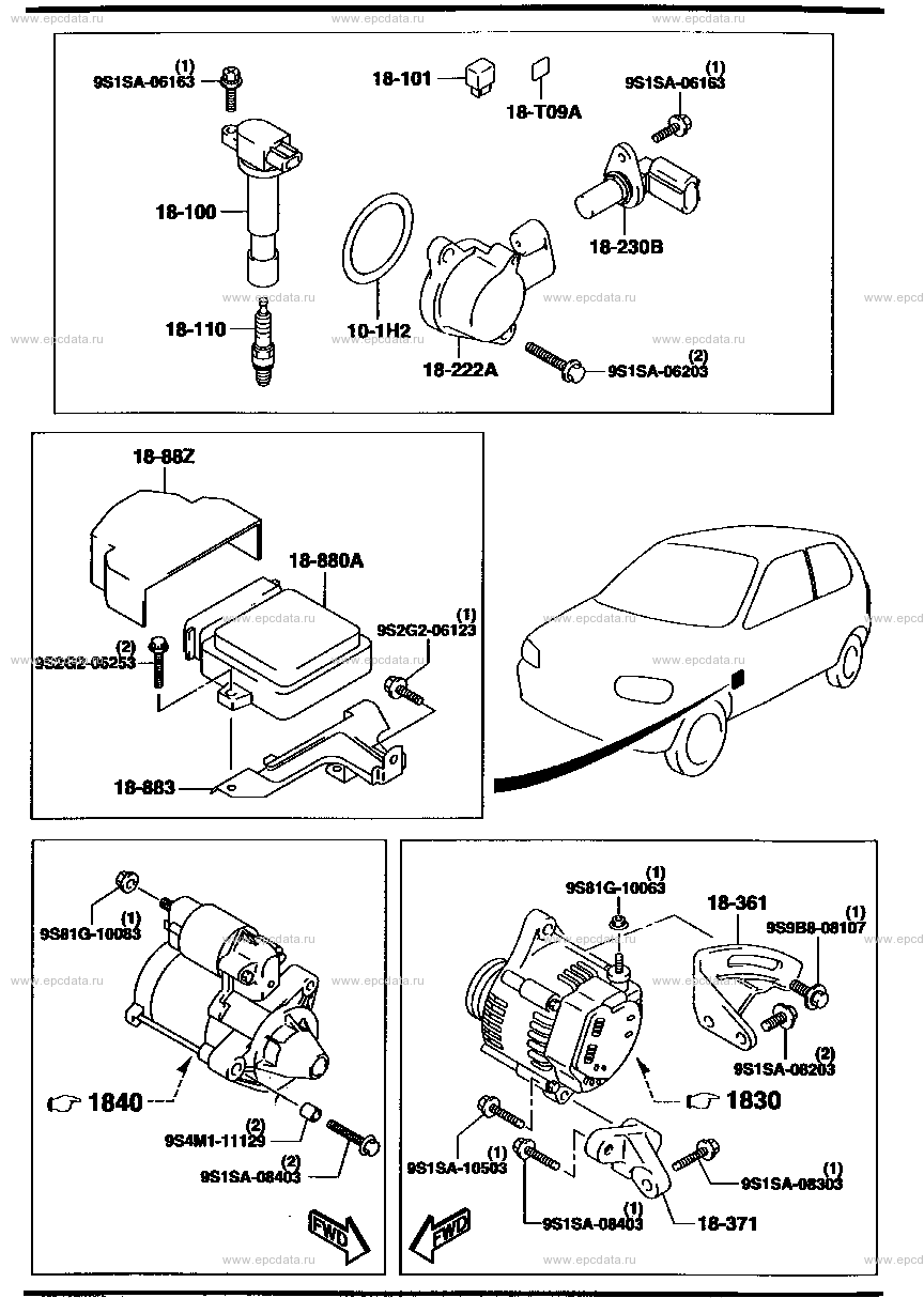 Engine electrical system (OHC)