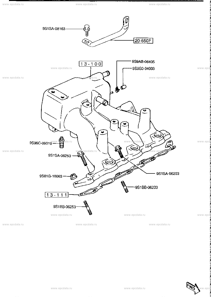 Inlet manifold (van)(non-turbo)(EPI)