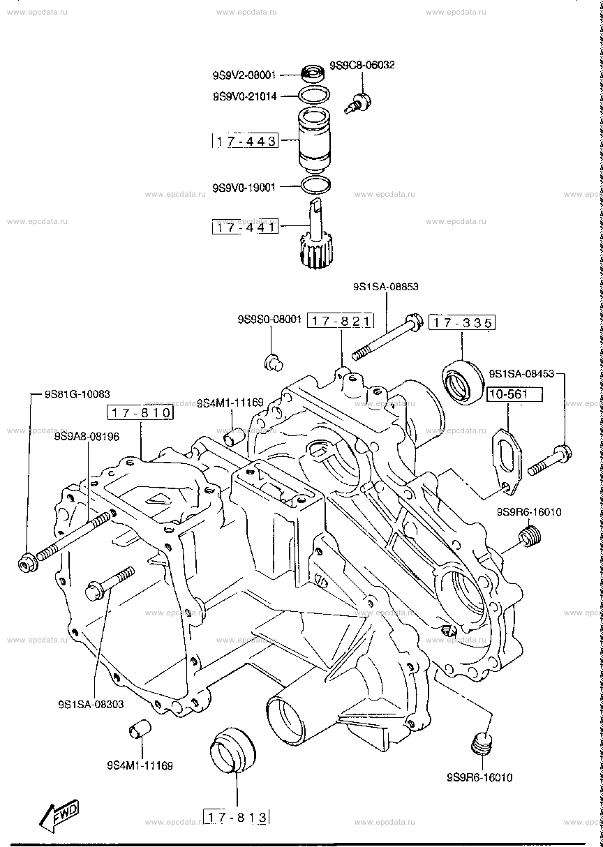 Transfer case (4WD) (truck, dump & cab chassis)