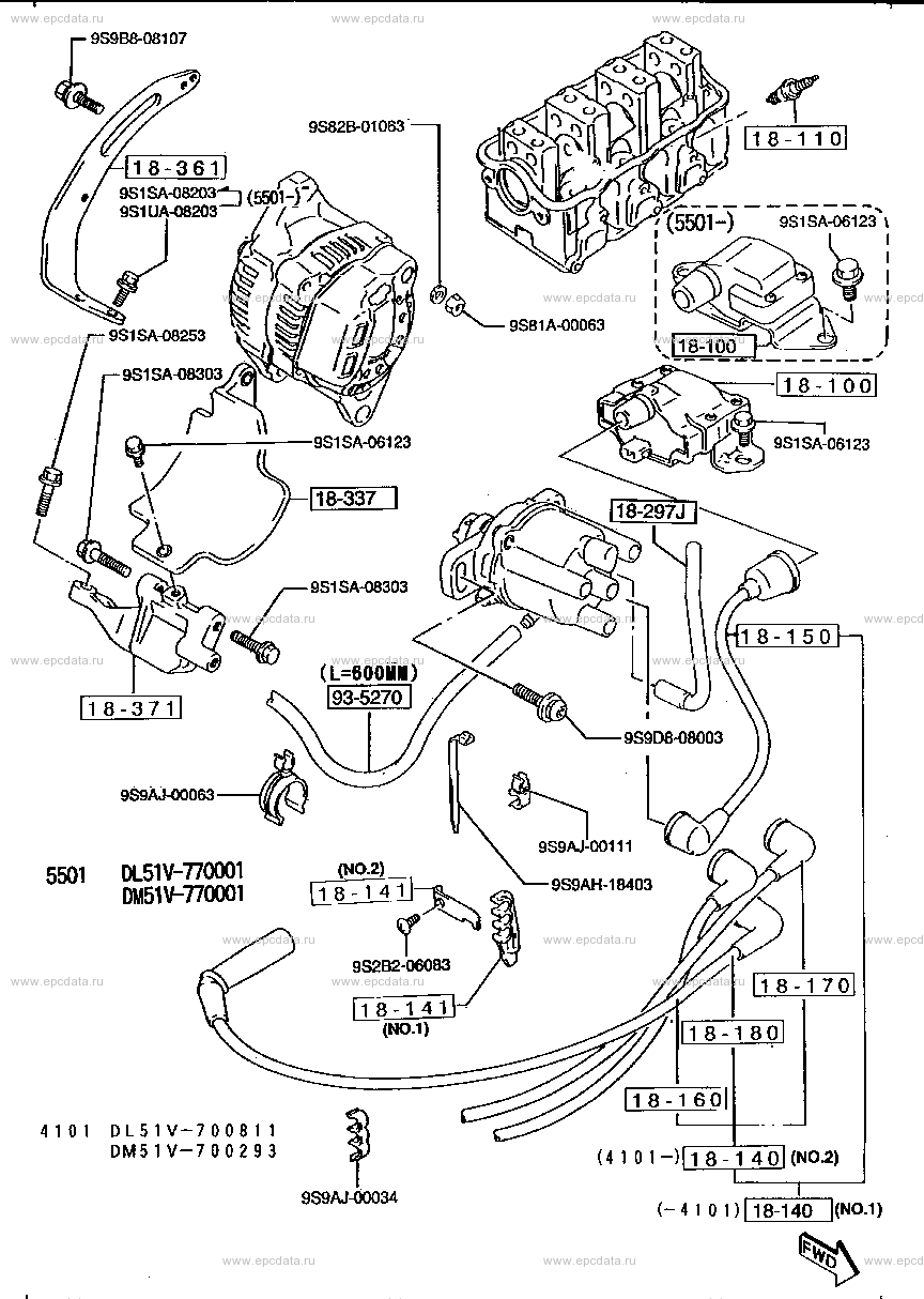 Engine electrical system (van)(turbo)