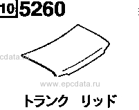 5260A - Trunk lid (4-door)