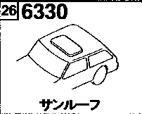 6330A - Sunroof (sedan)