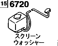 6720A - Screen washer 