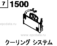1500A - Cooling system (1200cc)