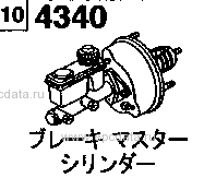 4340A - Brake master cylinder 