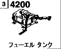 4200AA - Fuel tank (2wd)