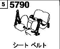 5790A - Seat belt 