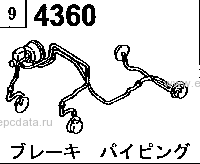 4360A - Brake piping 