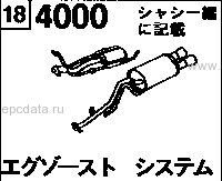 4000A - Exhaust system (at)