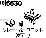 6630A - Body relay & unit (gasoline)