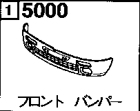 5000A - Front bumper