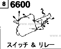 6600AA - Engine switch & relay (2000cc)
