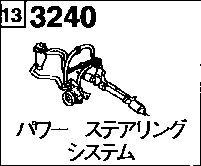 3240 - Power steering system (gasoline)(2wd)