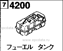 4200A - Fuel tank (light oil)