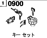 0900A - Key set 