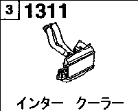 1311B - Intercooler (turbo)(rr-di)