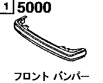 5000A - Front bumper (rr & rr-di)