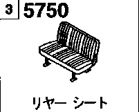 5750 - Rear seat (xf,xg,xs & xt)