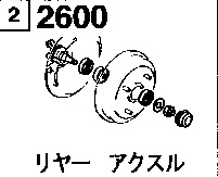 2600 - Rear axle