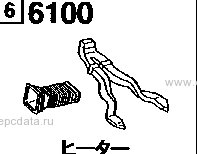 6100B - Heater (rotary saloon)
