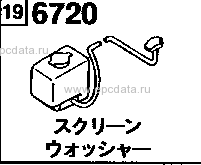 6720B - Screen washer (rotary) 