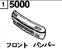 5000 - Front bumper