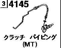 4145 - Clutch piping (mt)