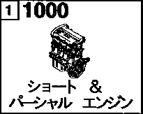 1000 - Short & partial engine (1500cc)