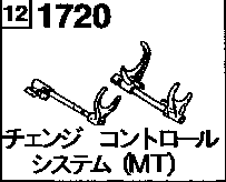 1720 - Manual transmission change control system (1500cc)