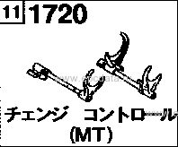 1720B - Manual transmission change control system (1700cc)