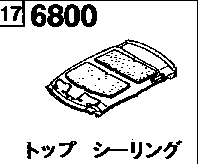 6800 - Top ceiling (sedan)